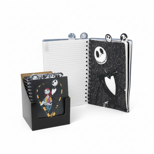 12PCS NIGHTMARE BEFORE CHRISTMAS 4 TAB POLY JOURNAL #717224NBC