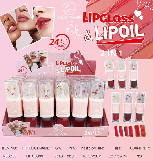 LUCKY MODEL LIPGLOSS & LIPOIL 2 IN 1 #98