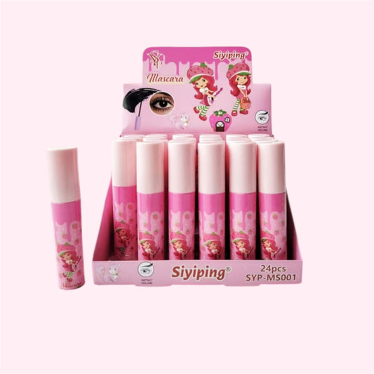 24PCS DISPLAY PRETTY GIRL IN PINK MASCARA MS001