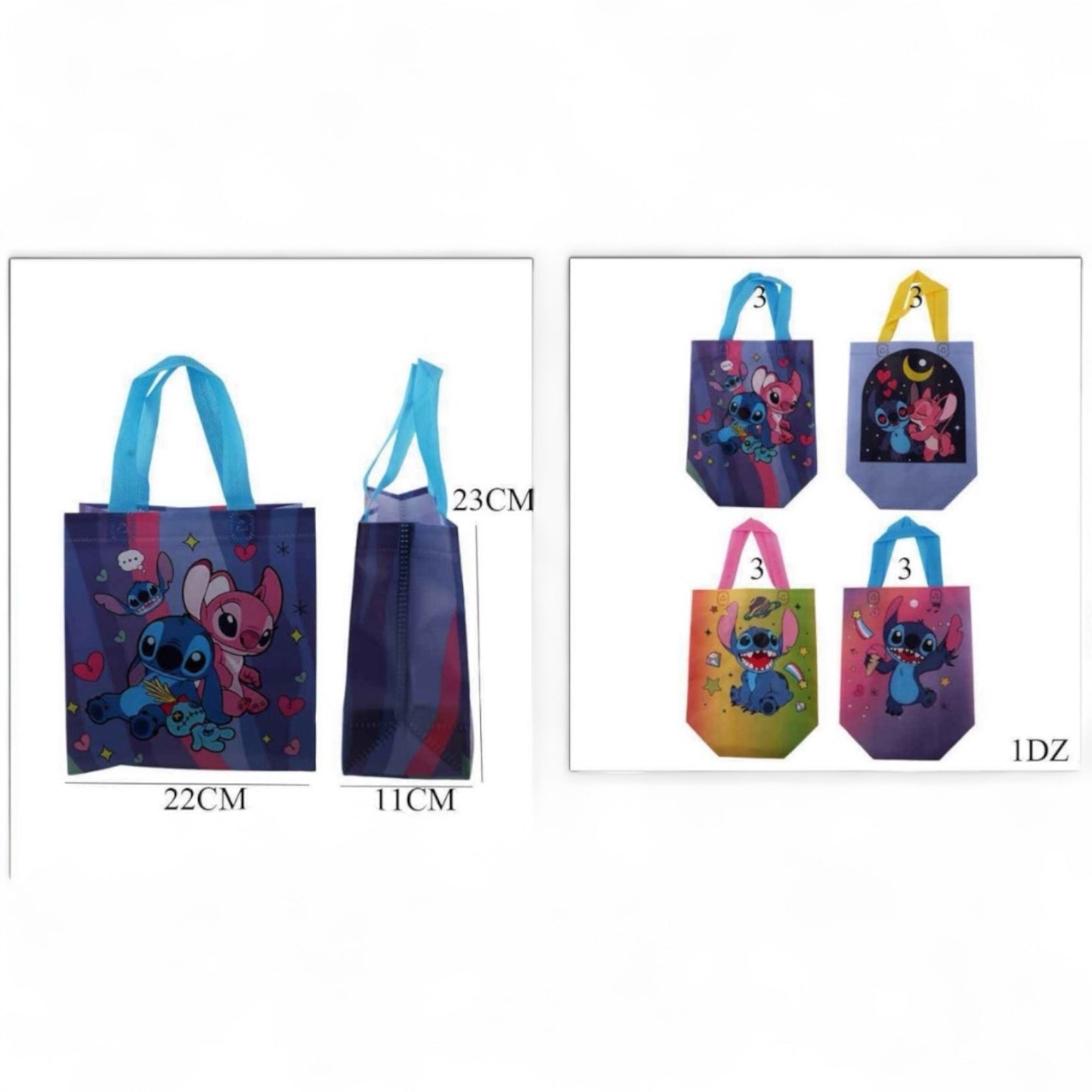 12PCS PACK BLUE GUY PLASTIC BAGS DNV-3067