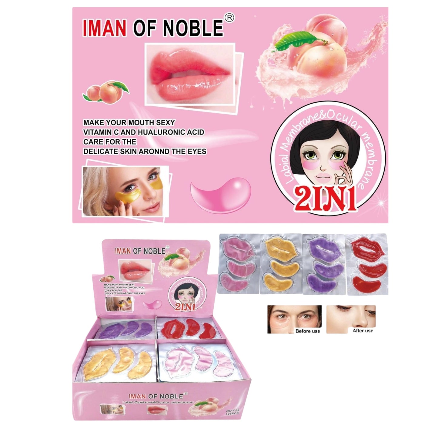 IMÁN OF NOBLE 2IN1 LABIAL MEMBRANE & OCULAR MEMBRANE #85