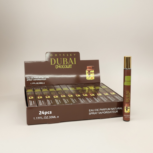 24PCS DISPLAY ODYSSEY DUBI CHOCOLATE TRAVEL SIZE PERFUME SYP-PF132
