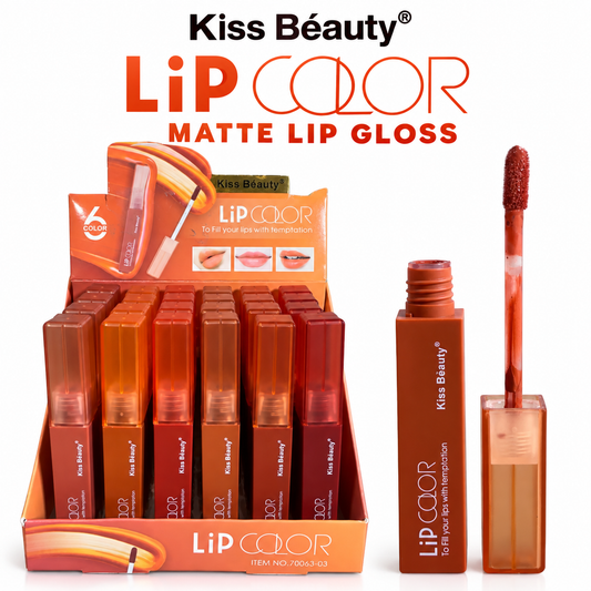 Brillo labial mate Kiss Beauty