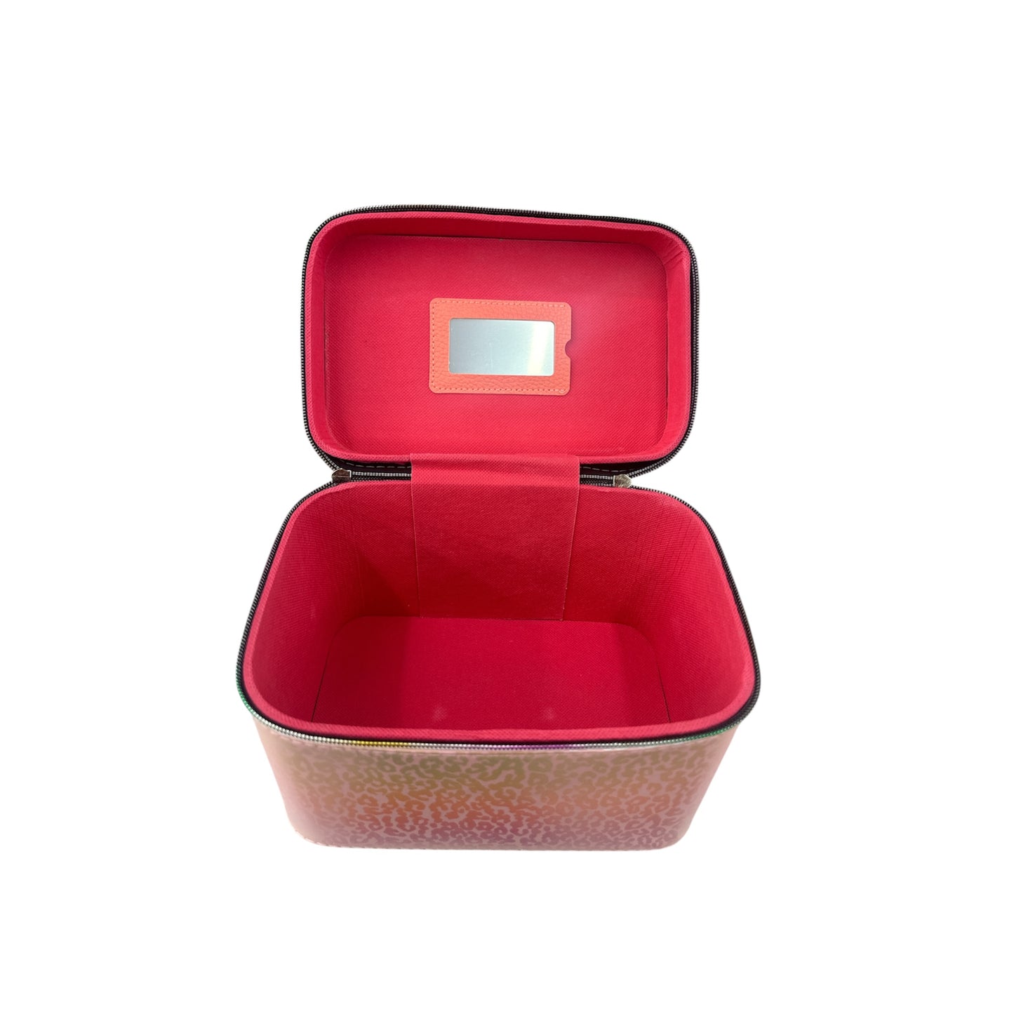 HALOCRAPHIC PINK SHIRA 3PCS CARRY MAKEUP BOX