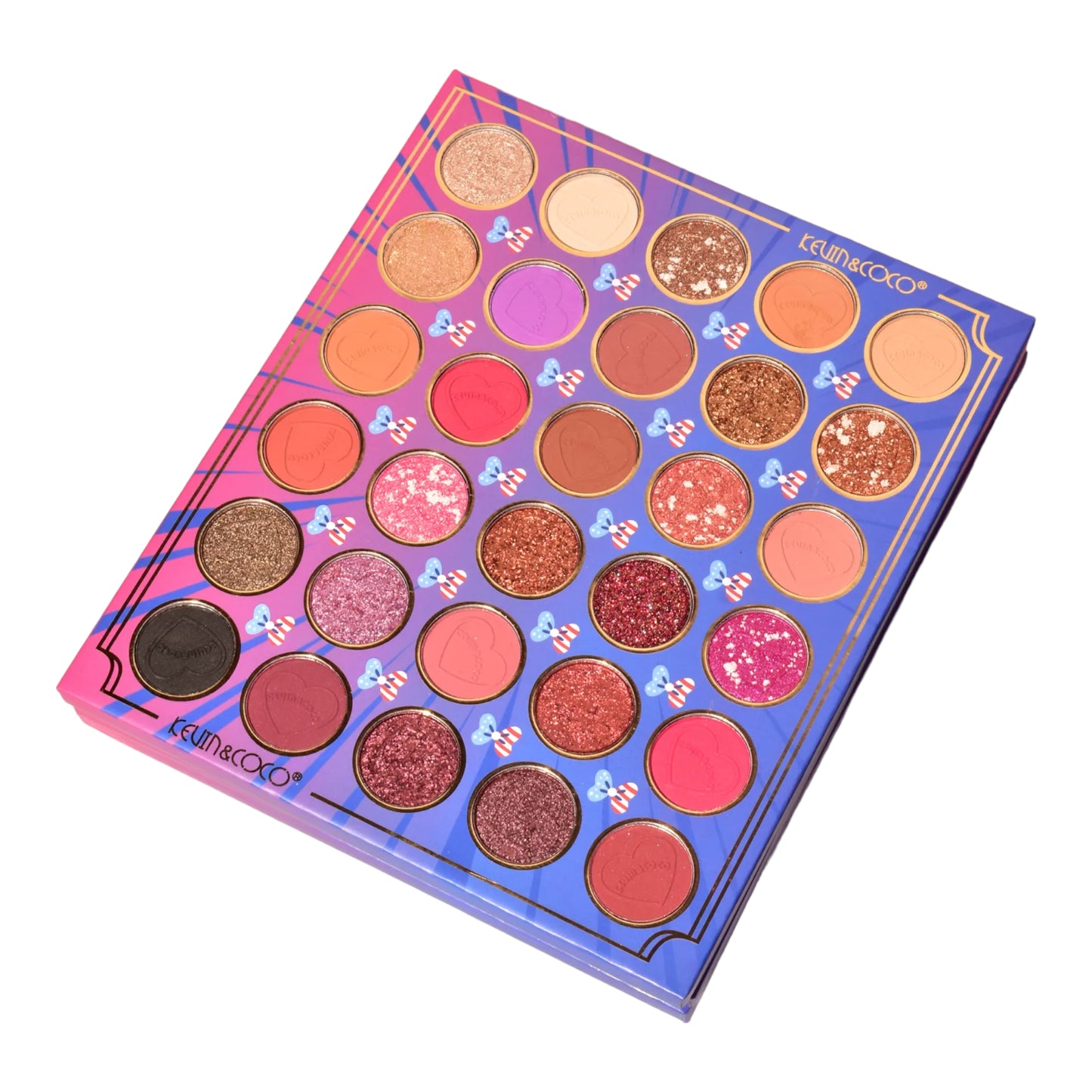 KEVIN&COCO INDEPENDENCE DAY 102 COLOR FASHION EYESHADOW PALETTE KC234400 R9