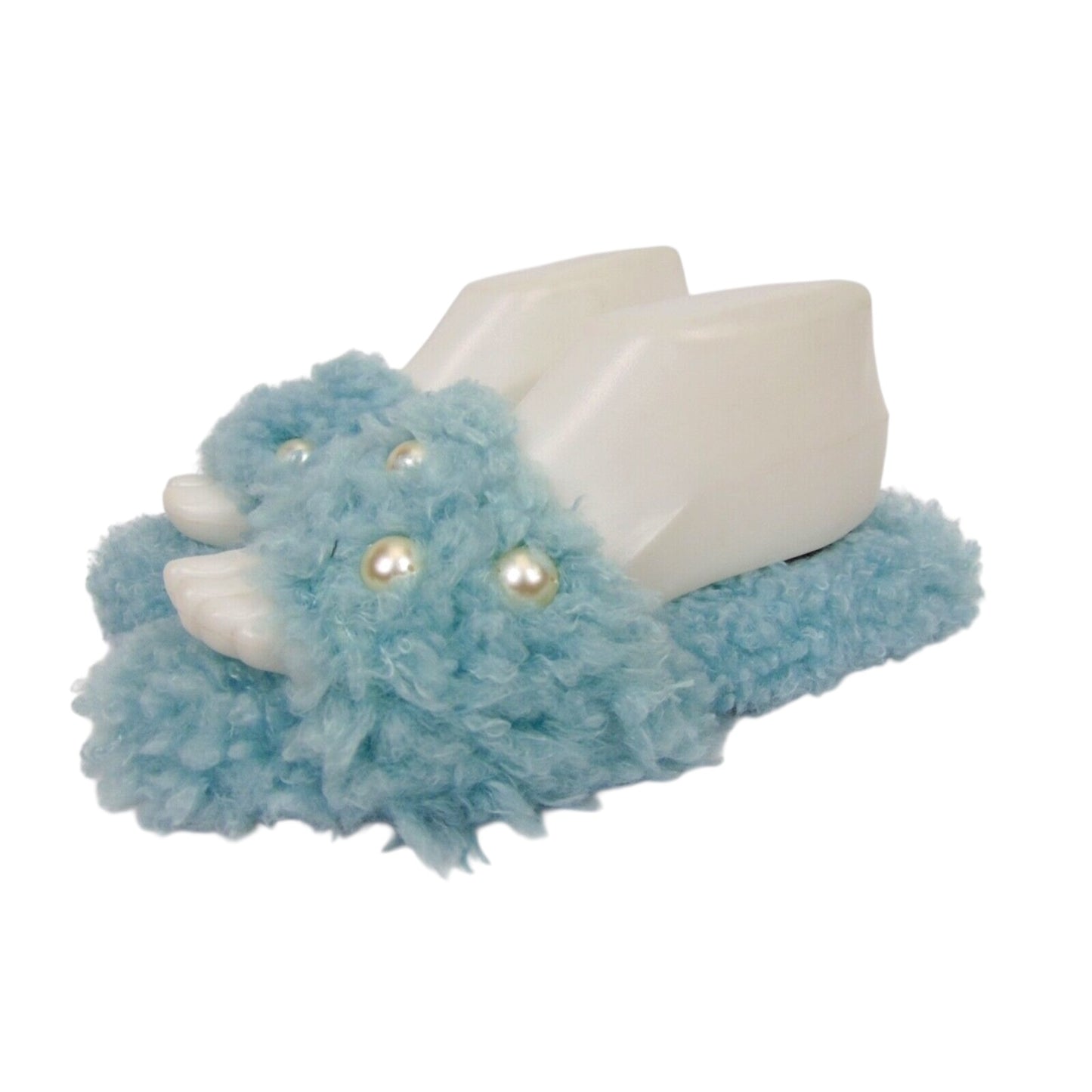 12PCS NINE  WEST FLUFFY SLIPPER WITH PEARLS