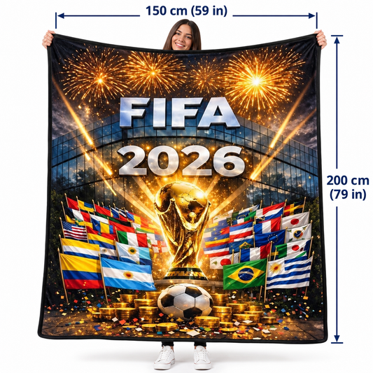 Manta de las banderas de la FIFA United 2026