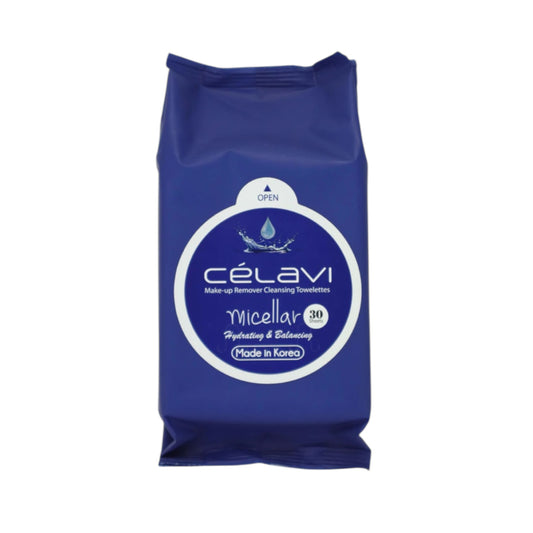 6PCS DISPLAY CELAVI MICELLAR MAKE-UP REMOVER CLEANSING TOWELETTES MT022