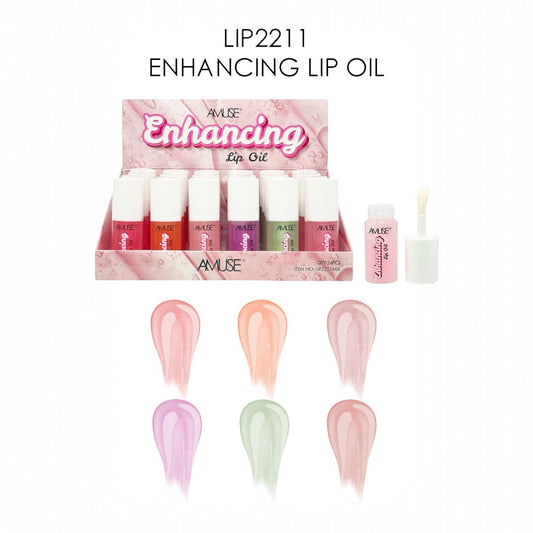 AMUSE ENHANCING LIP OIL 24 PCS DISPLAY LIP221MIX
