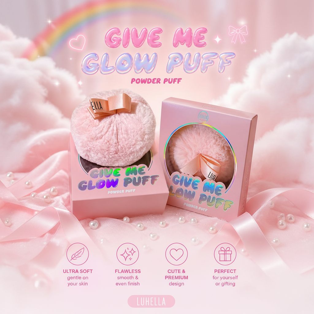3PCS MIX LURELLA GIVE ME GLOW PUFF POWDER HLB-03
