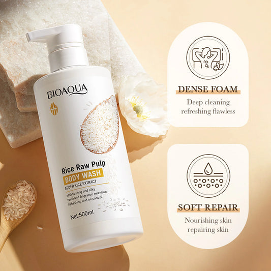 4PCS RICE RAW PULP BODY WASH BQY50080