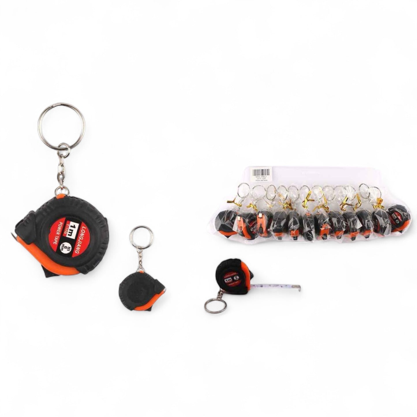 12PCS MINI KEYCHAIN MEASUREMENT TAPE KNV-1813