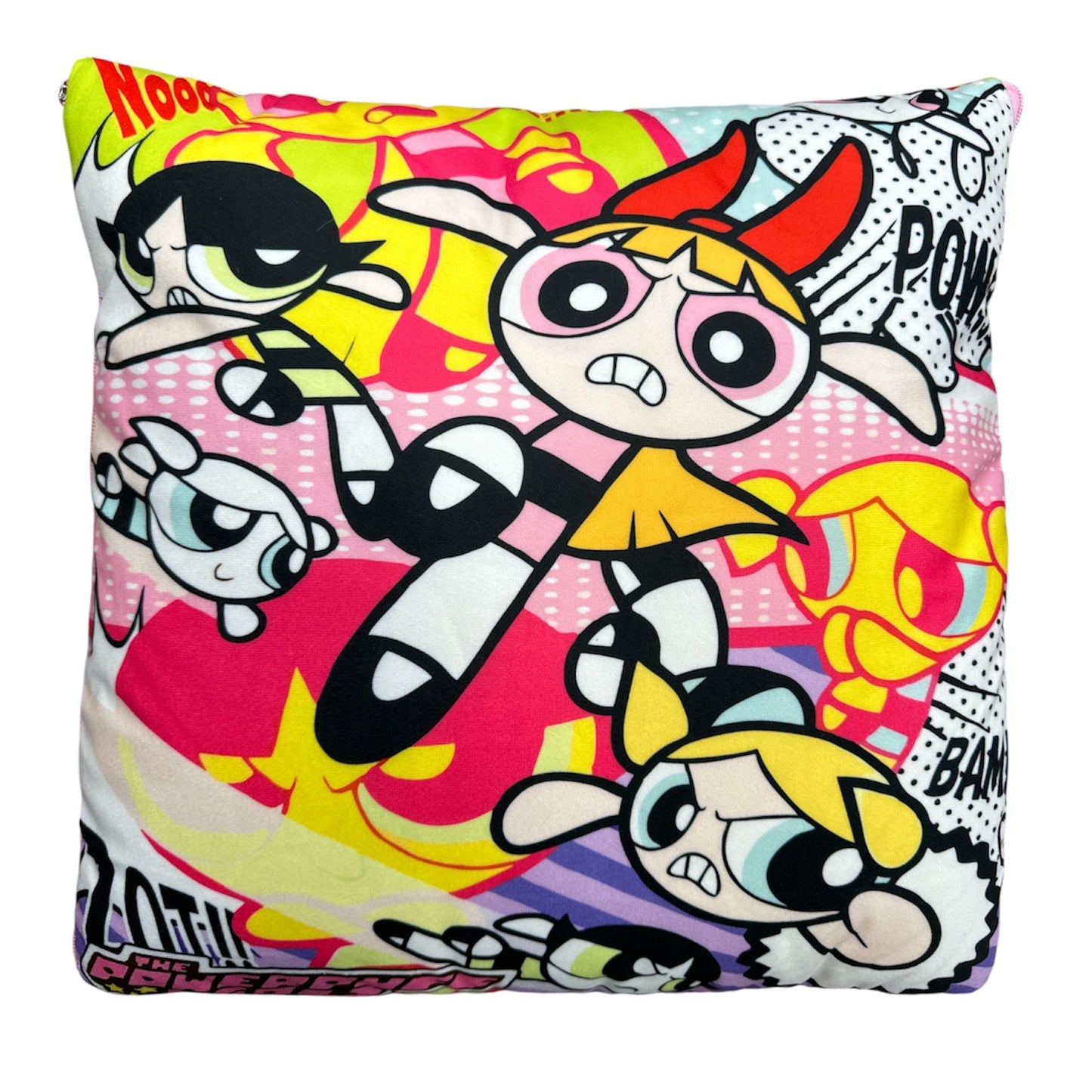 SÚPER POWER GIRLS PINK 2 IN 1 PILLOW & BLANKET