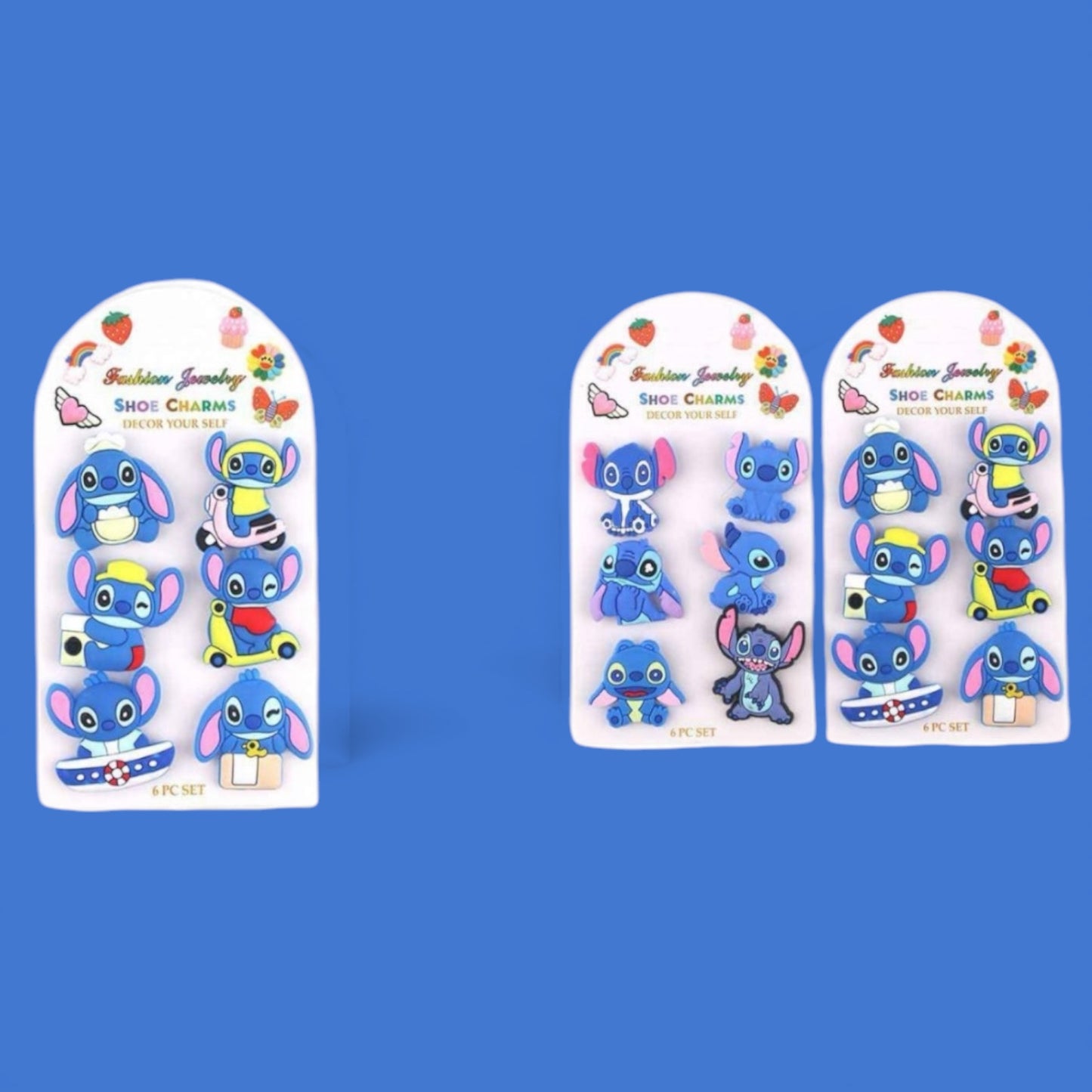 12PCS PACK BLUE GUY SHOE CHARMS KNV-8883