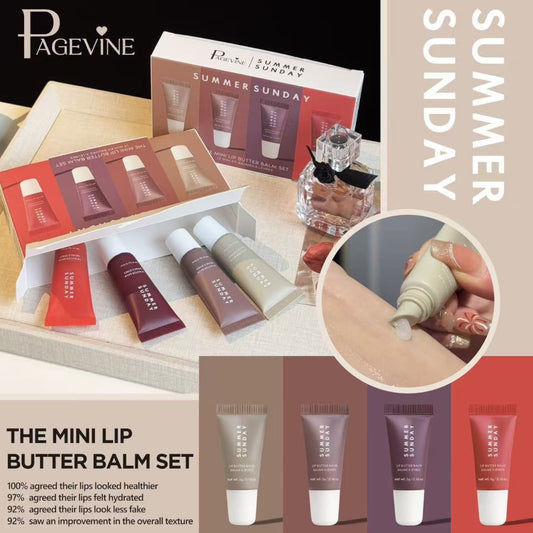 12PCS SUMMER SUNDAY THE MINI LIP BUTTER BALM SET 316B