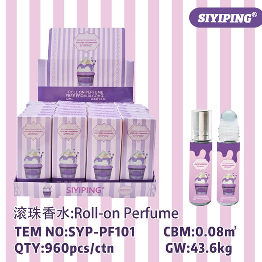 24PCS DISPLAY SIYIPING MALLOW MADNESS ROLL ON PERFUME SYP-PF101