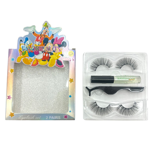 12PCS FAVOR BEAUTY MOUSE & FRIENDS LASH SET  FB1236