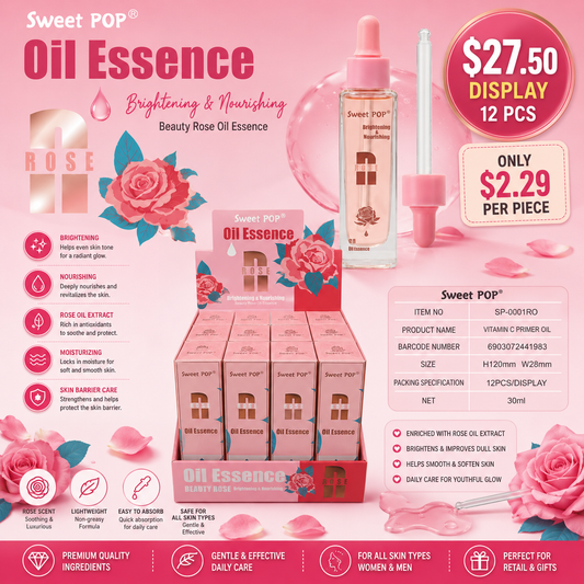 12PCS SWEET POP BRIGHTENING & NOURISHING OIL ESSENCE - 1983