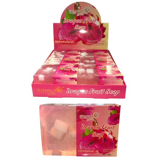 SIMPLY BELLA FRUIT HAND SOAP DRAGON 24 PCS DISPLAY #SIM040