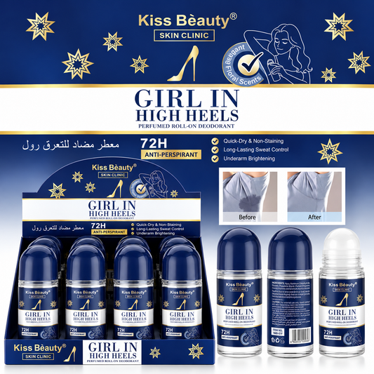Desodorante roll-on Kiss Beauty Woman Girl In Heels