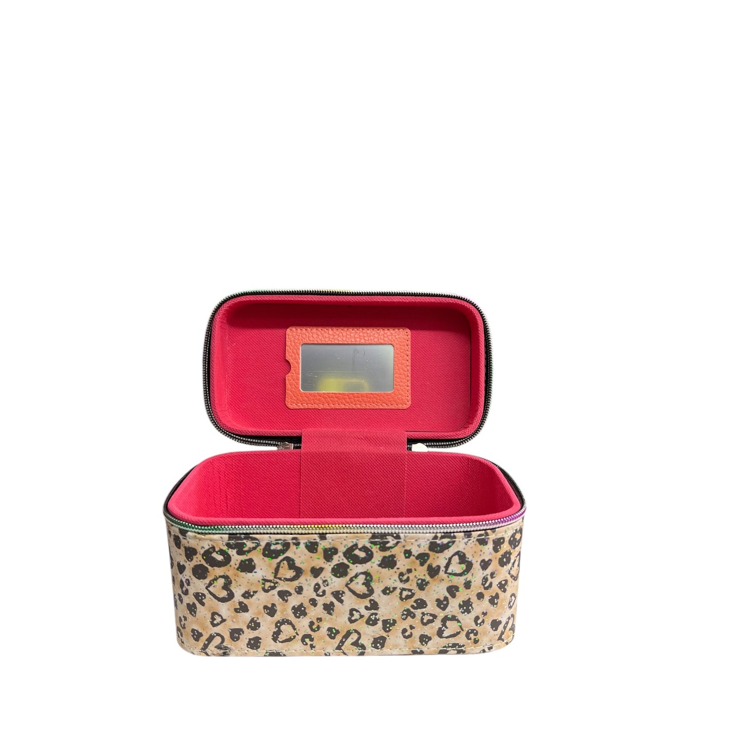 CHEETAH XO’s 3 PCS CARRY ON MAKEUP BOX#FB07