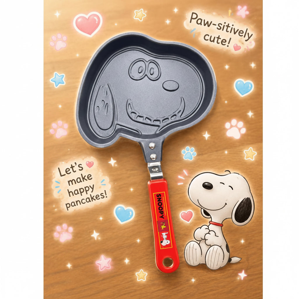 2PCS KIDS KITCHEN PAN- WHITE DOG