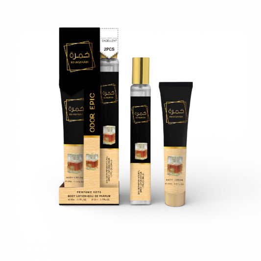12PCS DISPLAY OJO KHAMRAH PERFUME & BODY LOTION SET T35-97