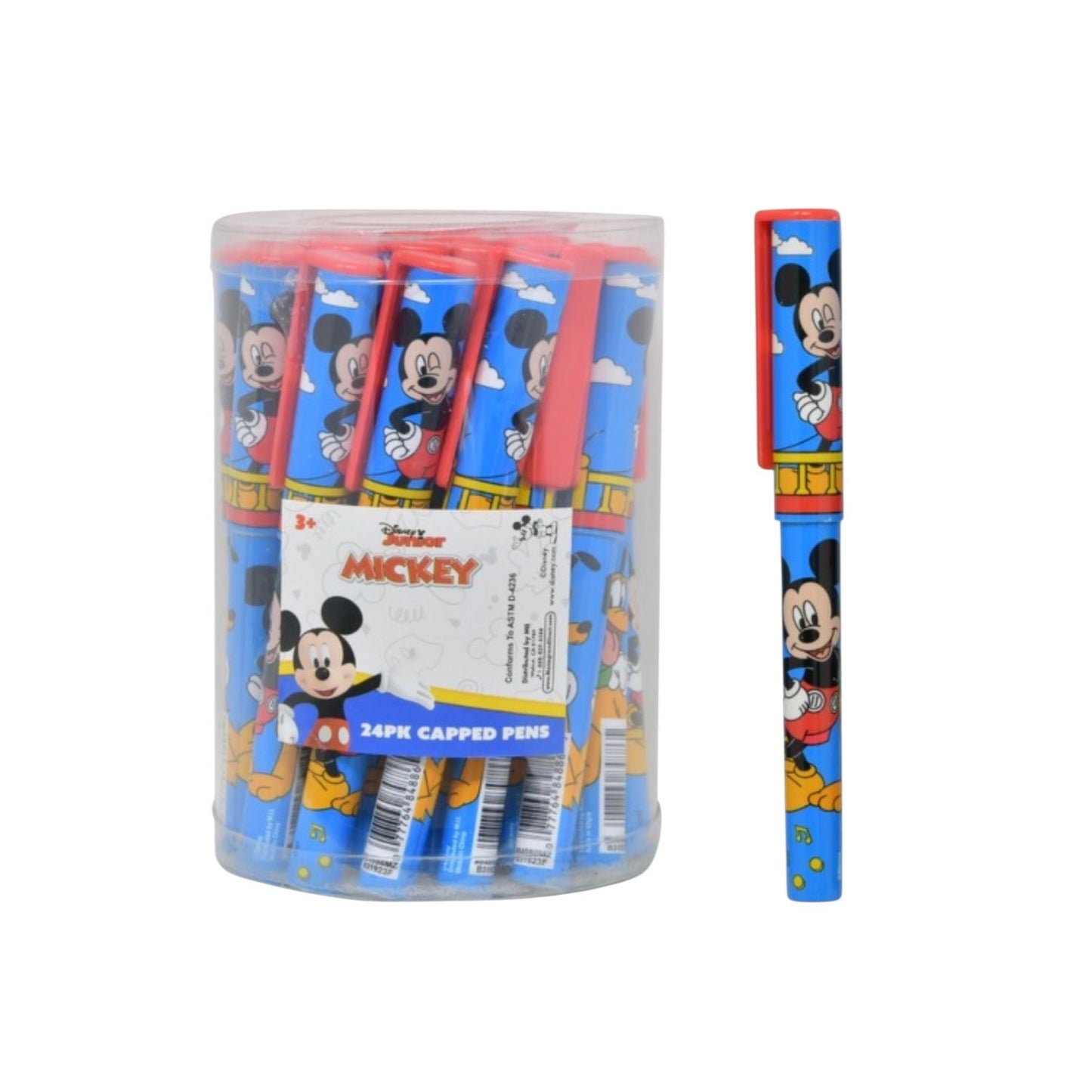 24PCS PACK MICKEY MOUSE CAPPED PENS 84886MZ