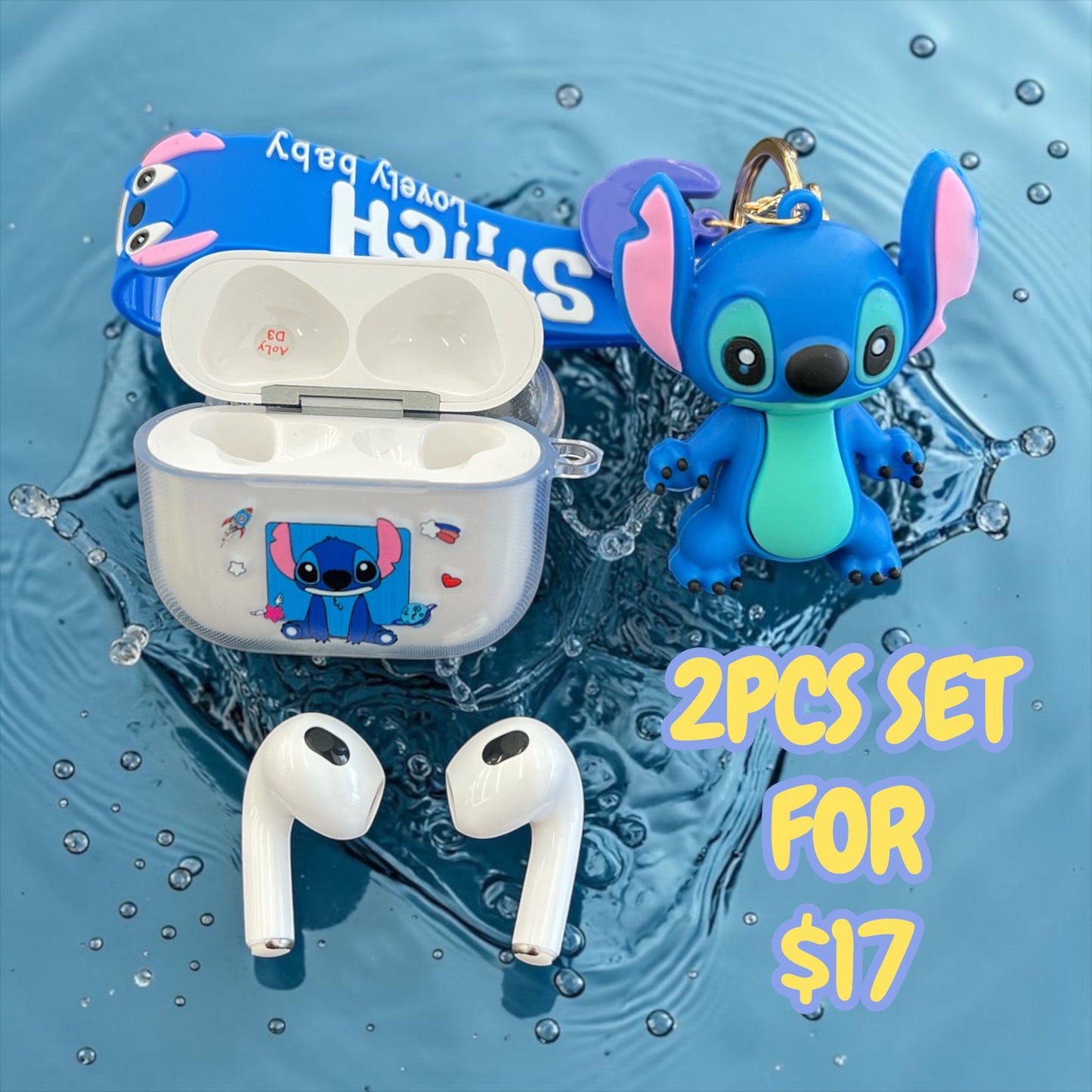 2PCS SET WIRELESS EARPHONE ST TWS-A1