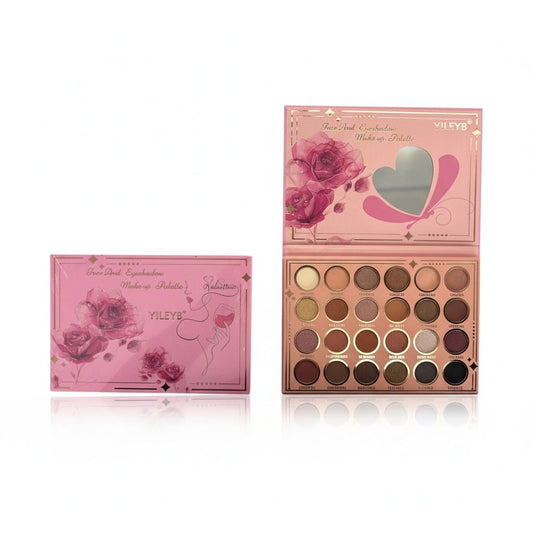 3PCS YILEYB PINK VALENTINES EYESHADOW PALETTE YL-202