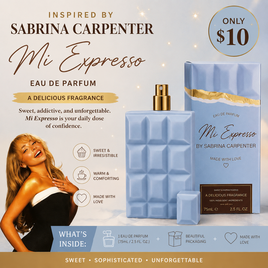1PCS EUA DE PERFUME SABRINA CARPENTER ME ESPRESSO BLUE
