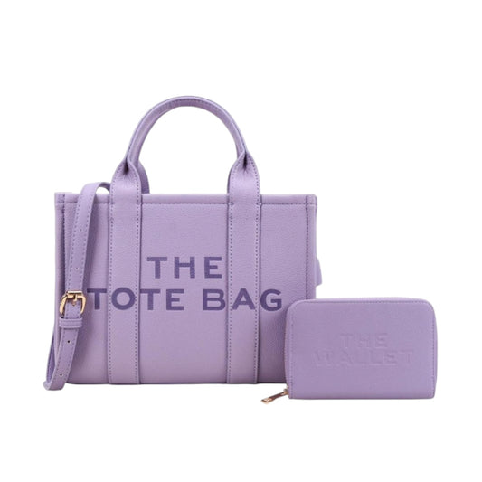 1PCS PURPLE THE TOTE BAG WITH WALLET DS-9116-ALVD