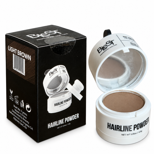 Polvo para línea del cabello castaño claro Blest