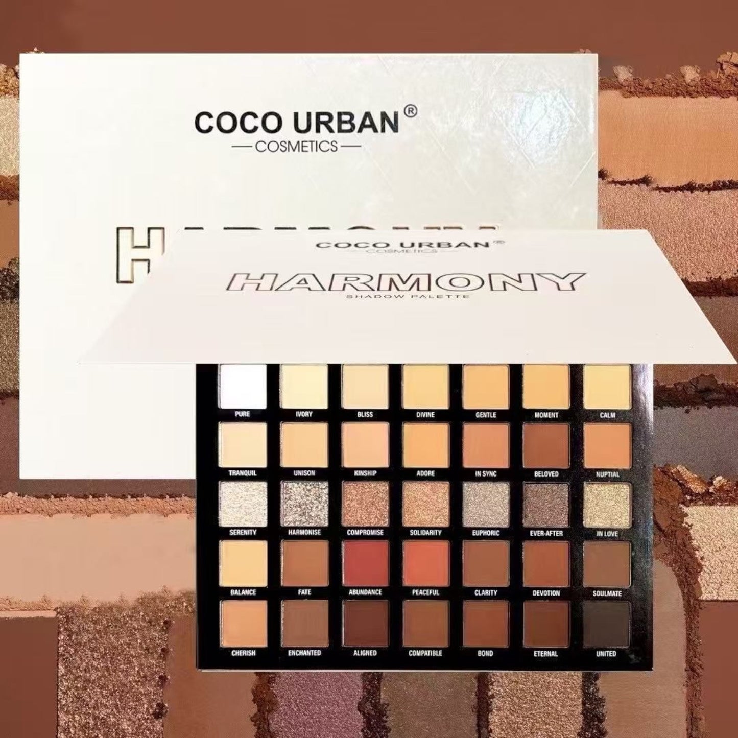3PCS COCO URBAN COSMETICS HARMONY SHADOW PALETTE 2059