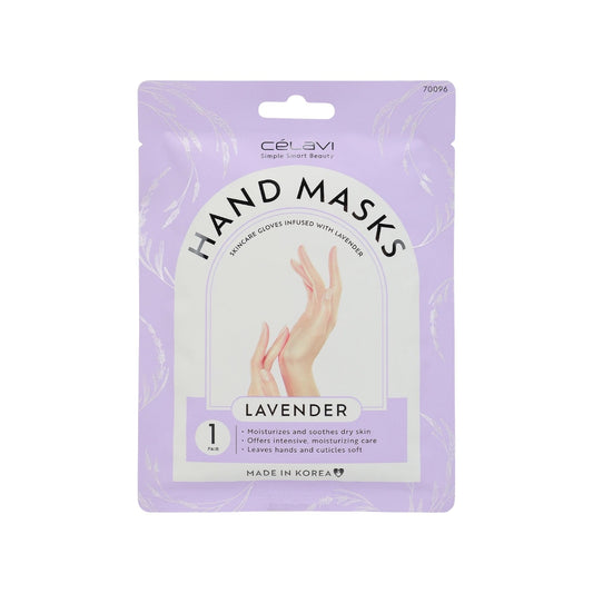 CELAVI LAVENDER HAND MAKS        6 PCS PACK.  #24