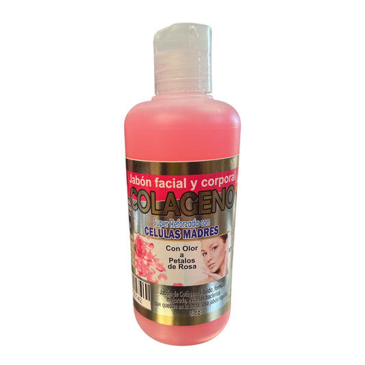 3PCS JABÓN FACIAL DE COLAGENO  Y CÉLULAS MADRES 0142