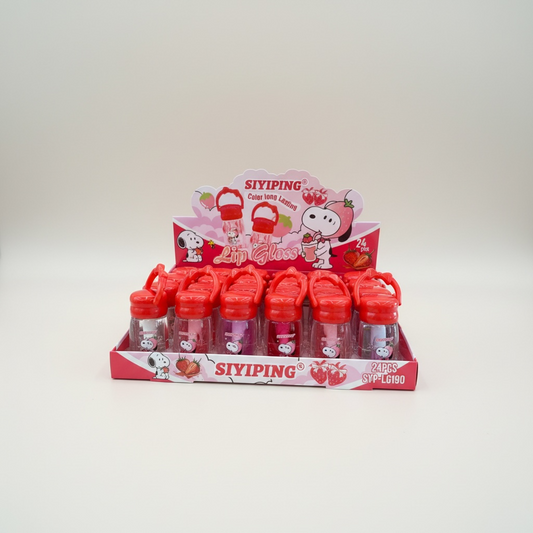 24PCS DISPLAY SIYIPING WHITE DOG MAGIC LIP OIL SYP-LG190