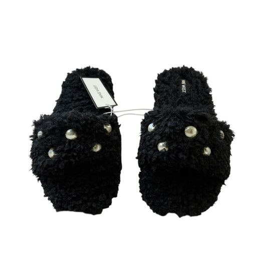 12PCS NINE  WEST FLUFFY SLIPPER WITH PEARLS