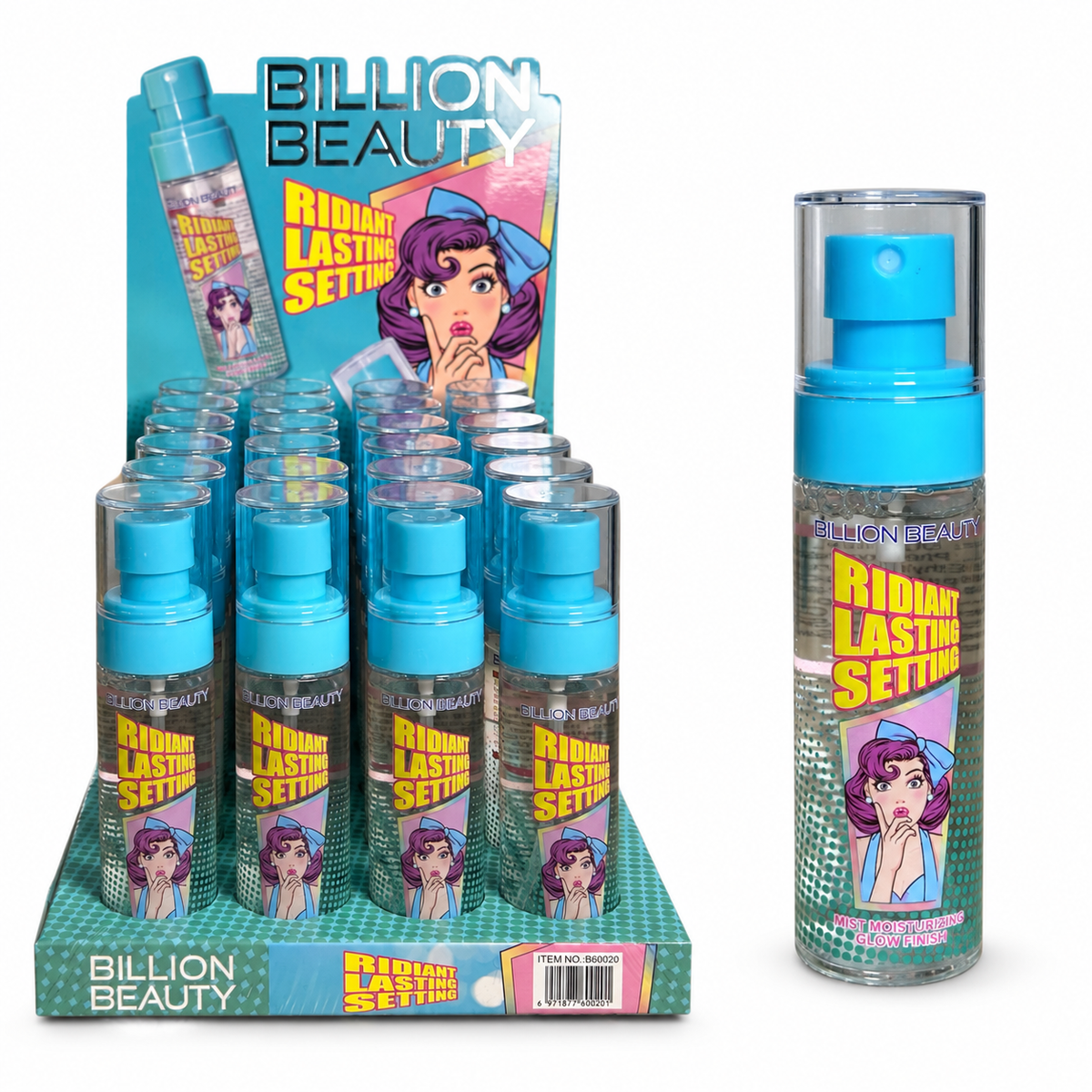 Spray Fijador de Larga Duración Radiant de Billion Beauty