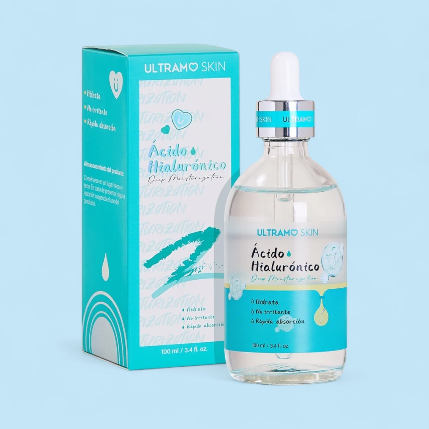 3PCS ULTRAMO ÁCIDO HIALURONIC DEEP MOISTURIZING SERUM FP717