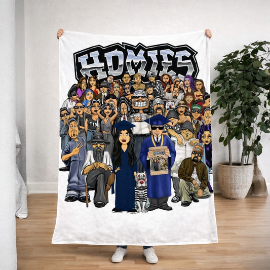 2PCS HOMIES SOFT BLANKET
