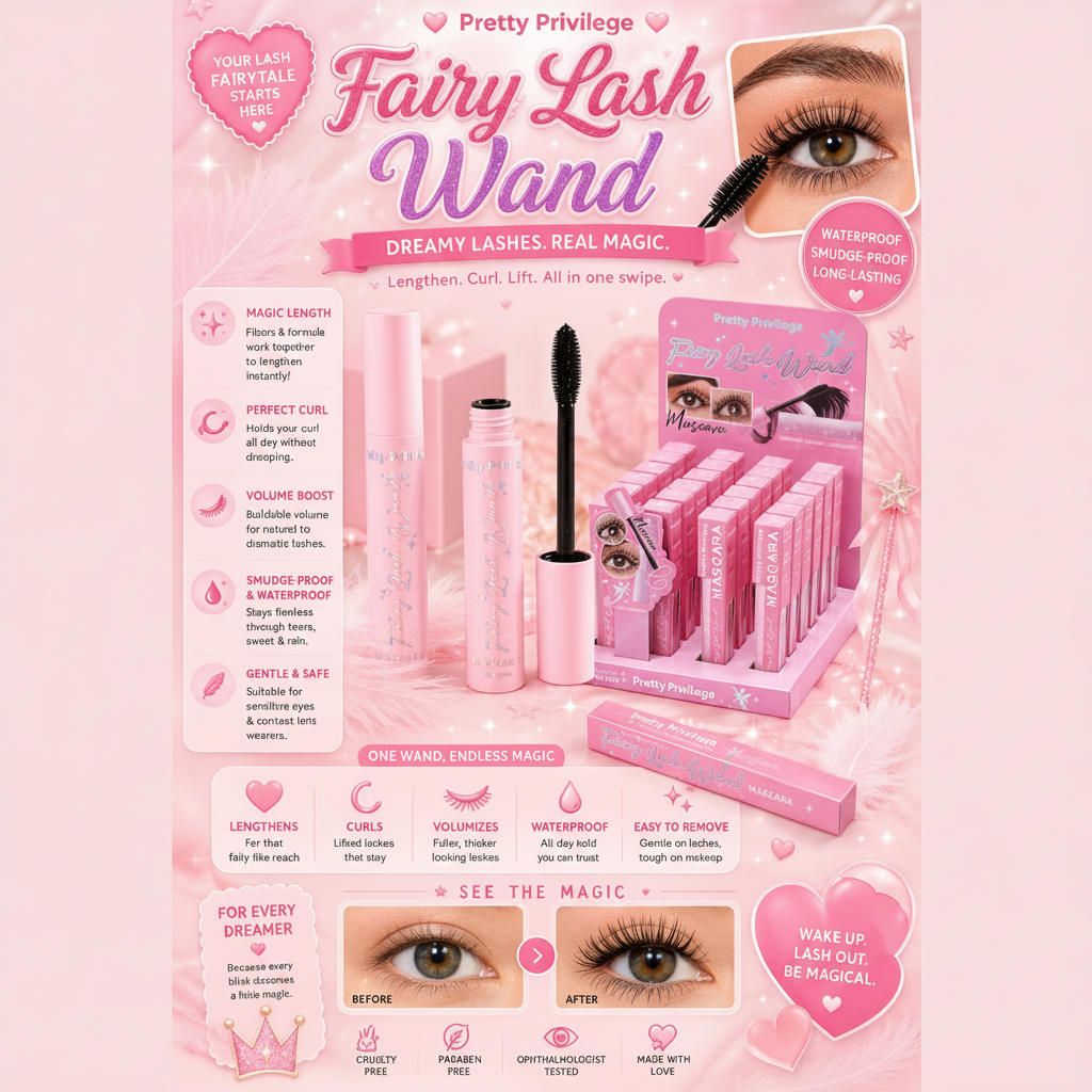 24PCS PRETTY PRIVILEGE FAIRY LASH WAND PBM