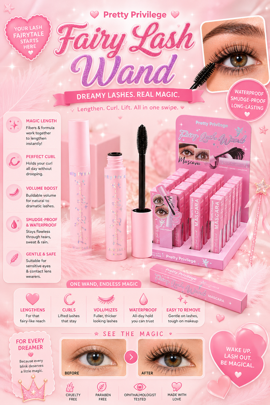 24PCS PRETTY PRIVILEGE FAIRY LASH WAND PBM