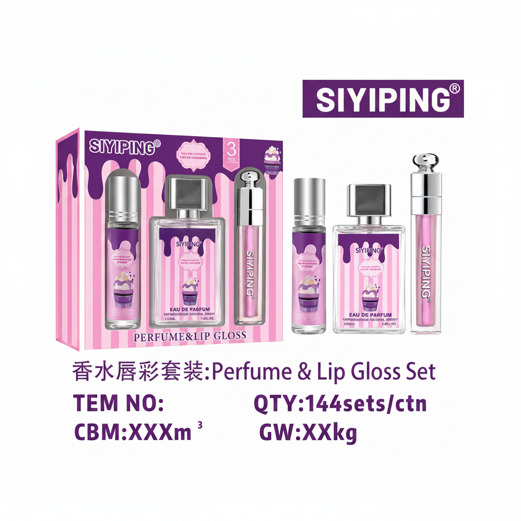 4PCS MALLOW MADNESS GLOSS AND PERFUME SYP - ST94