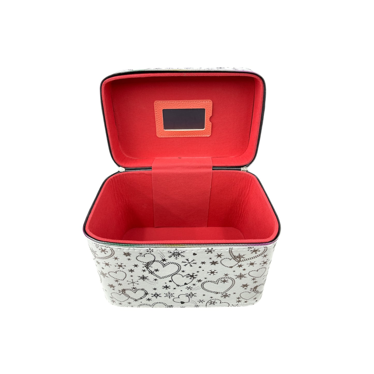 NOSTALGIC 2000’s WHITE 3PCS CARRY MAKEUP BOX