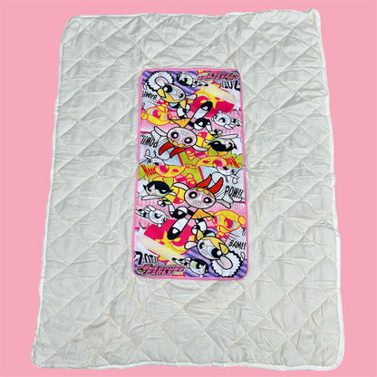 SÚPER POWER GIRLS PINK 2 IN 1 PILLOW & BLANKET