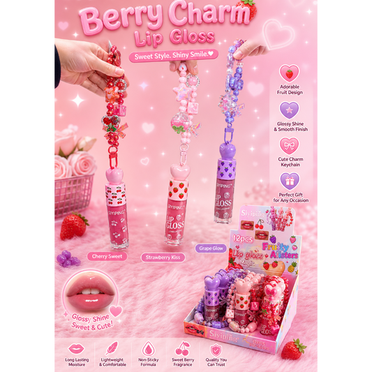 12PCS DISPLAY MAGIC LIP GLOSS SYP-LG195