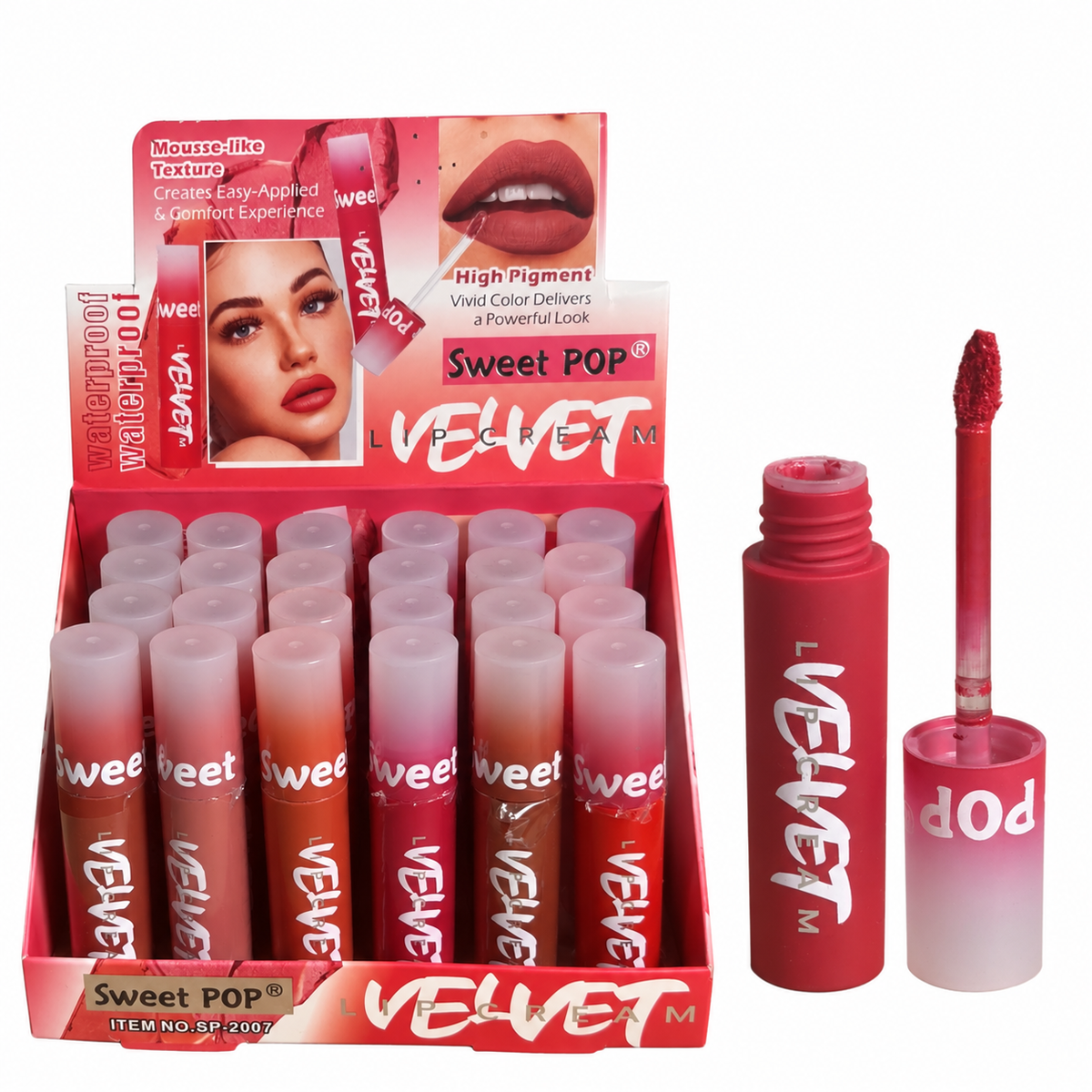 Crema labial aterciopelada Sweet Pop