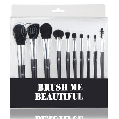 2PCS LURELLA 10PCS BRUSH ME BEAUTIFUL BRUSH SET CVBS