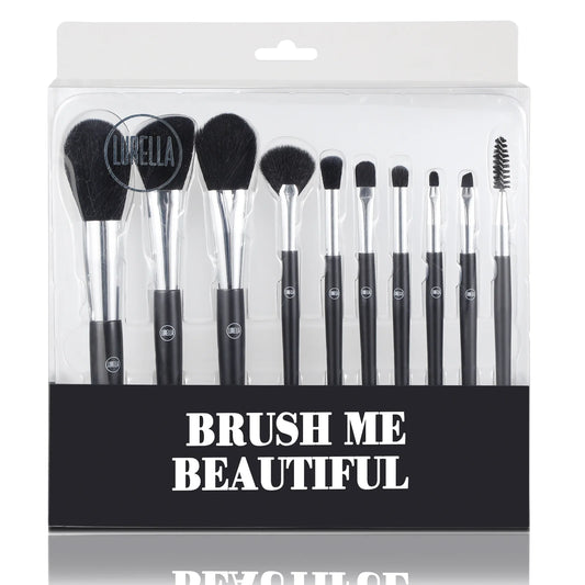 2PCS LURELLA 10PCS BRUSH ME BEAUTIFUL BRUSH SET CVBS